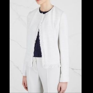 Hugo Boss Komina Fringe Tweed Blazer Jacket‎ 10